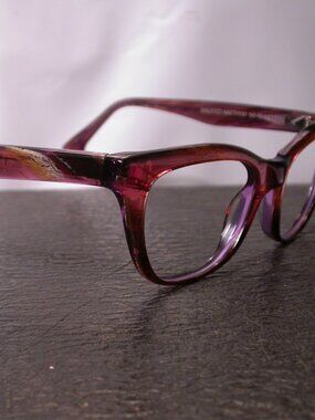 State Optical Halsted Purple Clear Eyeglasses Frames Made in USA